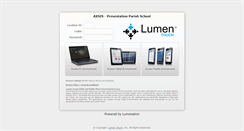 Desktop Screenshot of lumen-presentation-parish.org